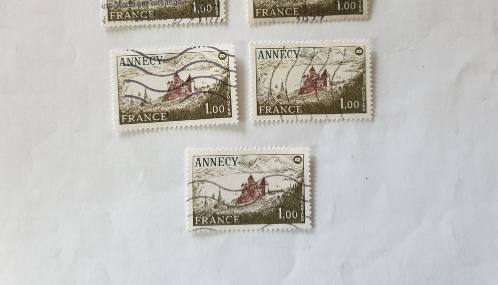 Timbre france 50&deg; congr&egrave;s annecy 1977 lot 0.30 euro 