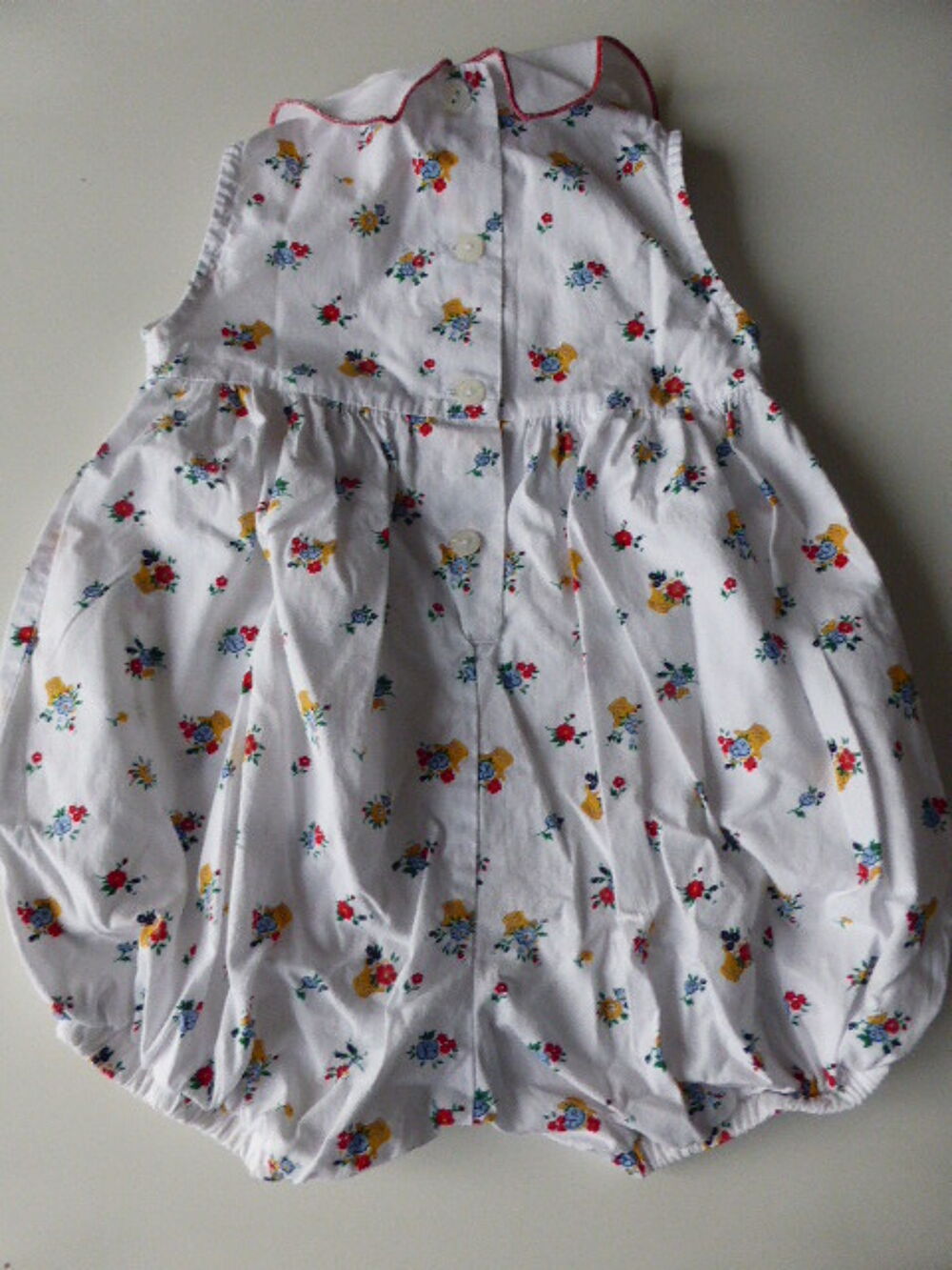 Bloomer Jacadi blanc motif fleuri 18 mois Vtements enfants