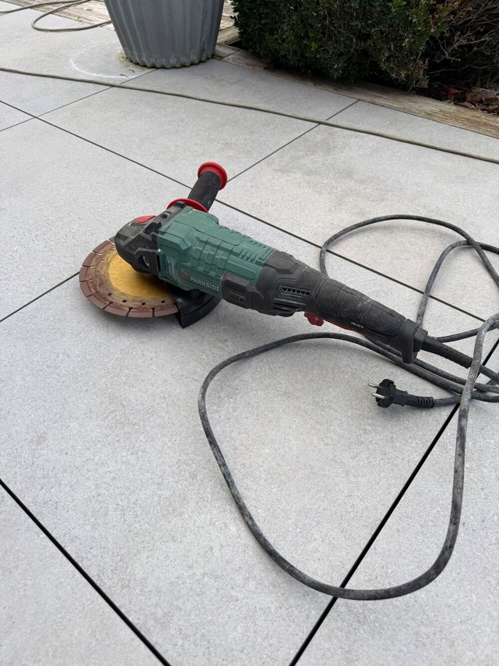 Meuleuse Parkside PWS 230 C3 €" 2000 W €" 230 mm Bricolage