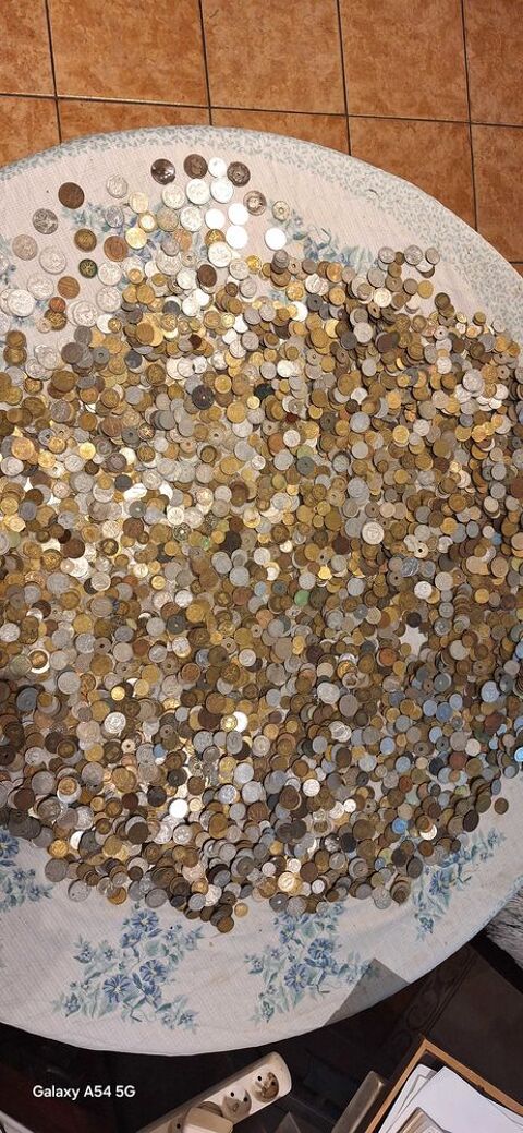 18 klg de pi�ces de monnaie diverse 500 V�nissieux (69)