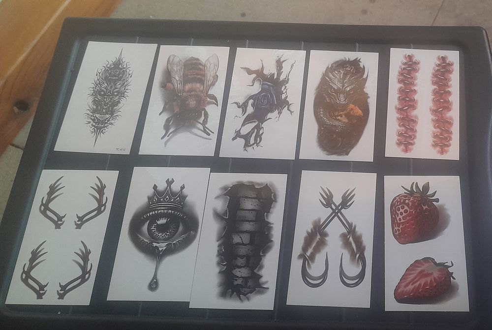 tatouages temporaire Maroquinerie