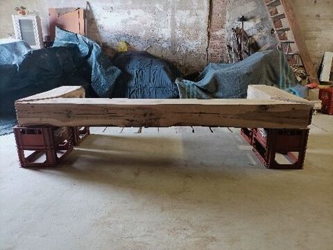 poutre de chemin�e  , en chene
150 Auzielle (31)