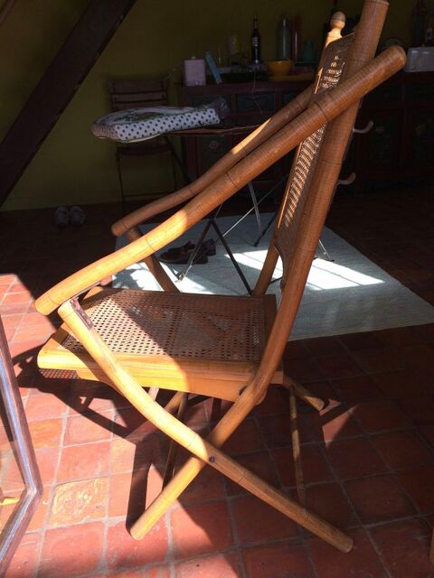 Fauteuil pliant ann�es 1920/30 170 Le Revest-les-Eaux (83)