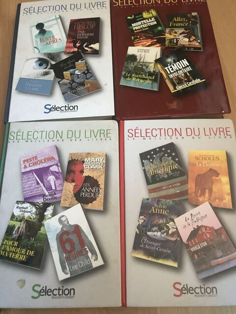 Livres de 4 romans 'SELECTION DU LIVRE  3 Saint-Genis-Laval (69)