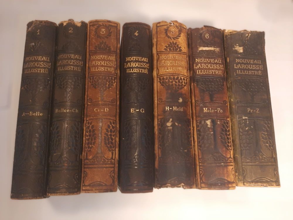 Je vous propose 7-TOMES livre ancien (1910), de colection ra 