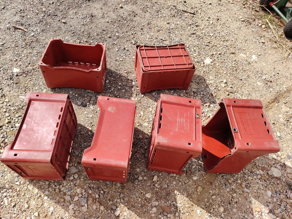 Caisses plastiques transport 30x40xh21 alibert Bricolage