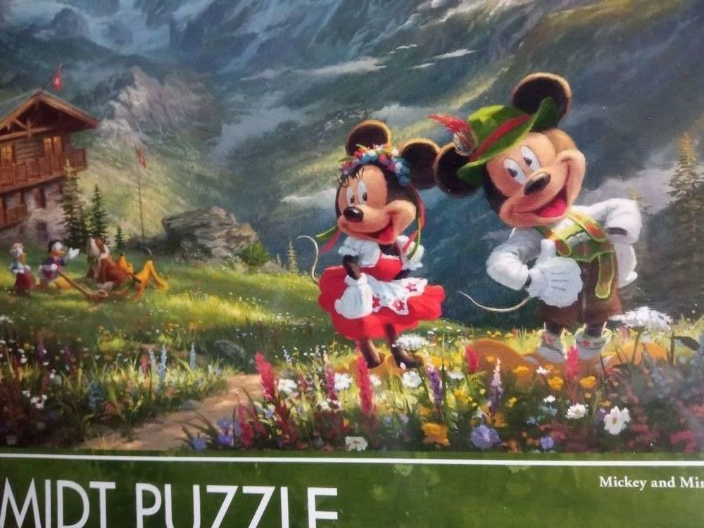 Puzzle Schmidt Disney:Mickey&amp;Minnie dans les Alpes. Jeux / jouets