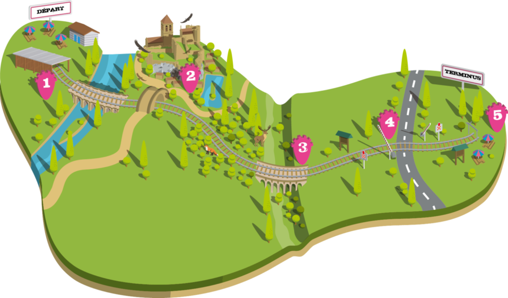 4 billets pour le V&eacute;lorail de Chauvigny (Grand parcours) Billetterie