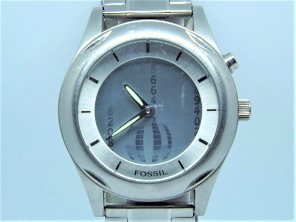 Rare montre Fossil Big Tic JR8767 TBE LCD-analogue Bijoux et montres