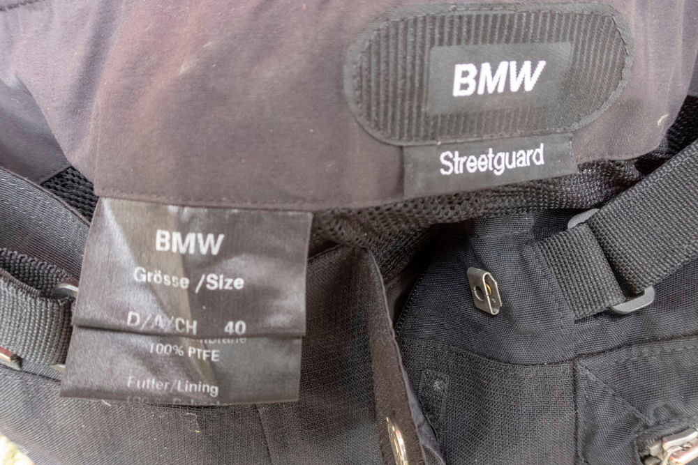 V&ecirc;tements moto BMW Streetguard, Cordura 3000 tr&egrave;s r&eacute;sistant Vêtements
