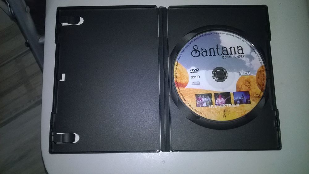 DVD Santana: live in Australia
1979
Excellent etat DVD et blu-ray