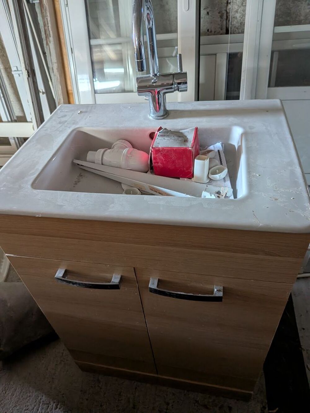 Meuble de salle de bain Bricolage