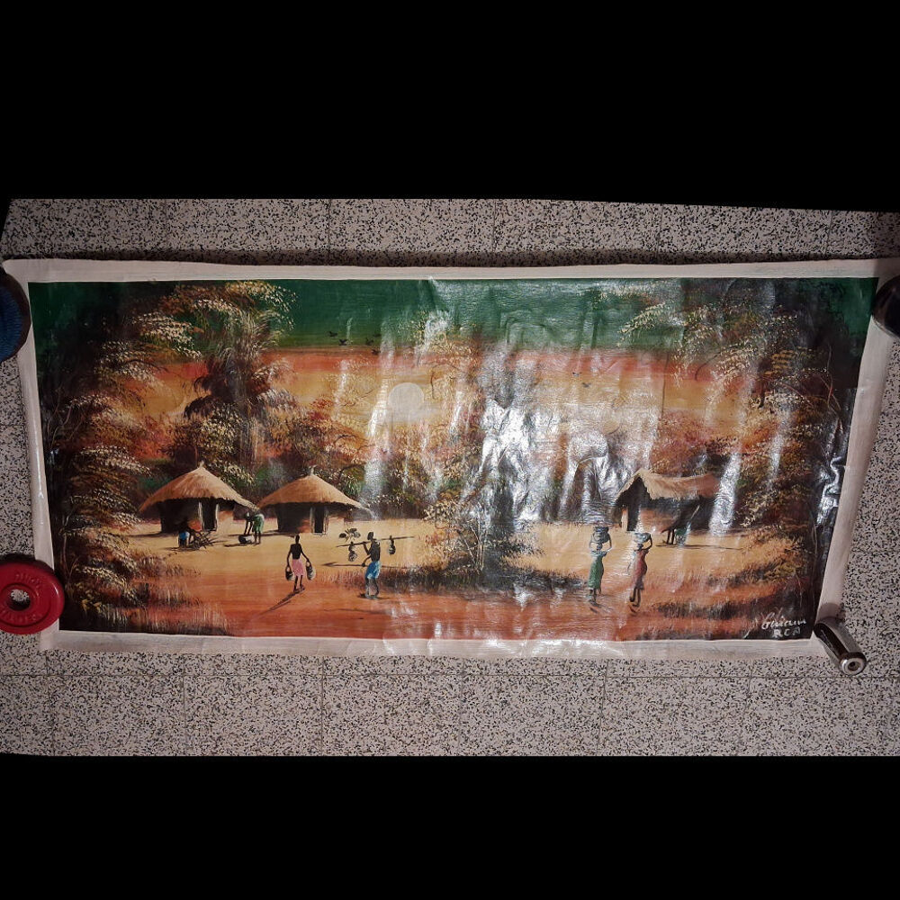Peinture sur toile, d'Afrique Décoration