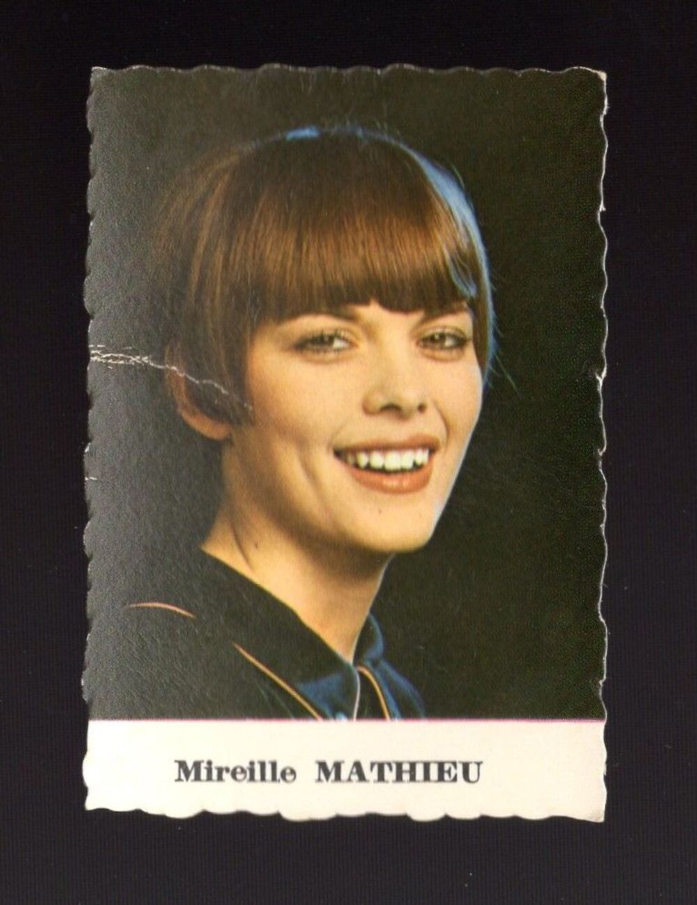 Carte Mireille MATHIEU Publistar petit format CD et vinyles