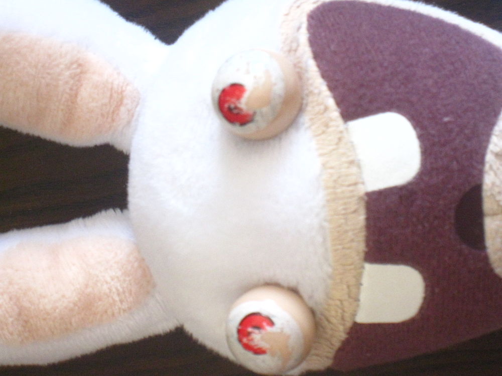 Peluche lapin cr&eacute;tin 20cm Jeux / jouets