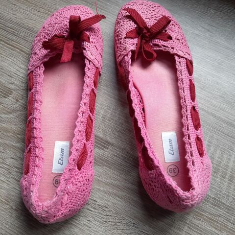 Chaussons roses 15 Houchin (62)