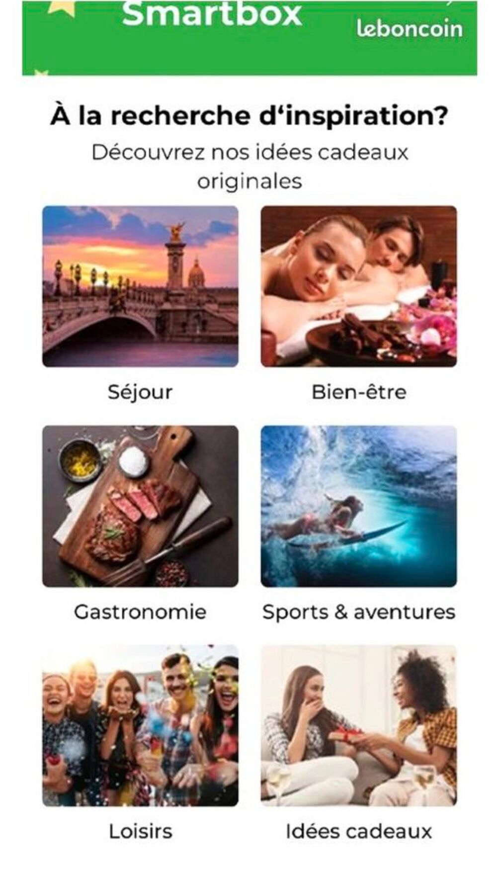 Smartbox Billetterie