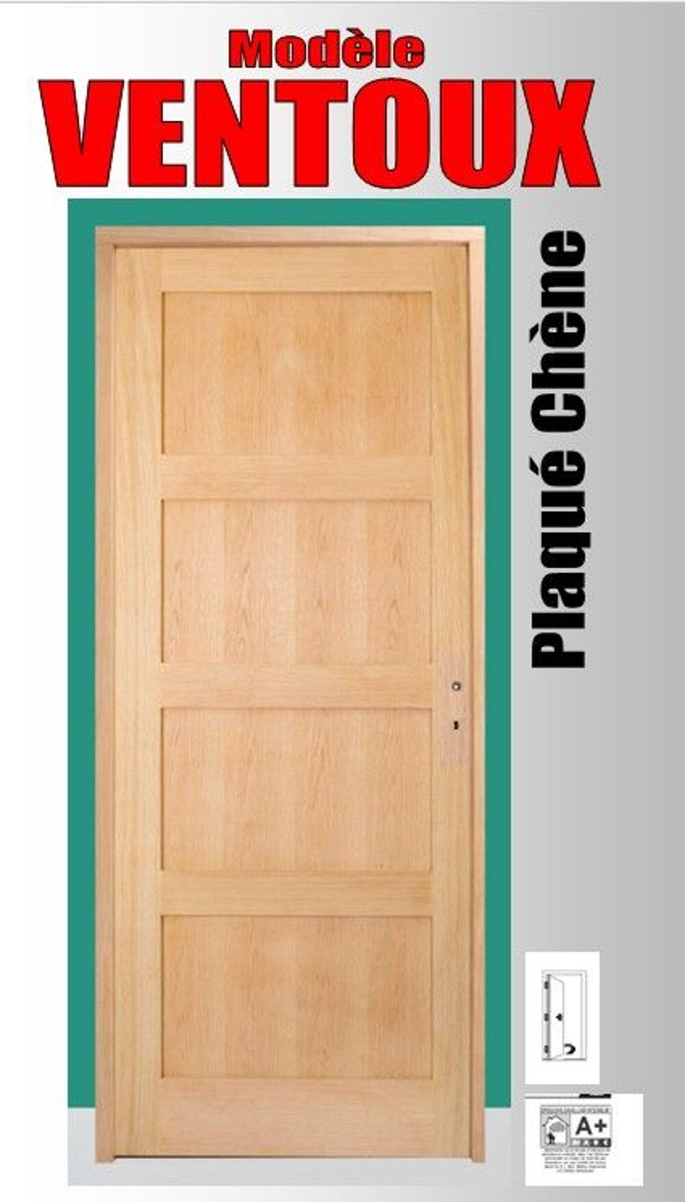 PORTE bloc D'INTERIEUR &Acirc;me pleine Bricolage