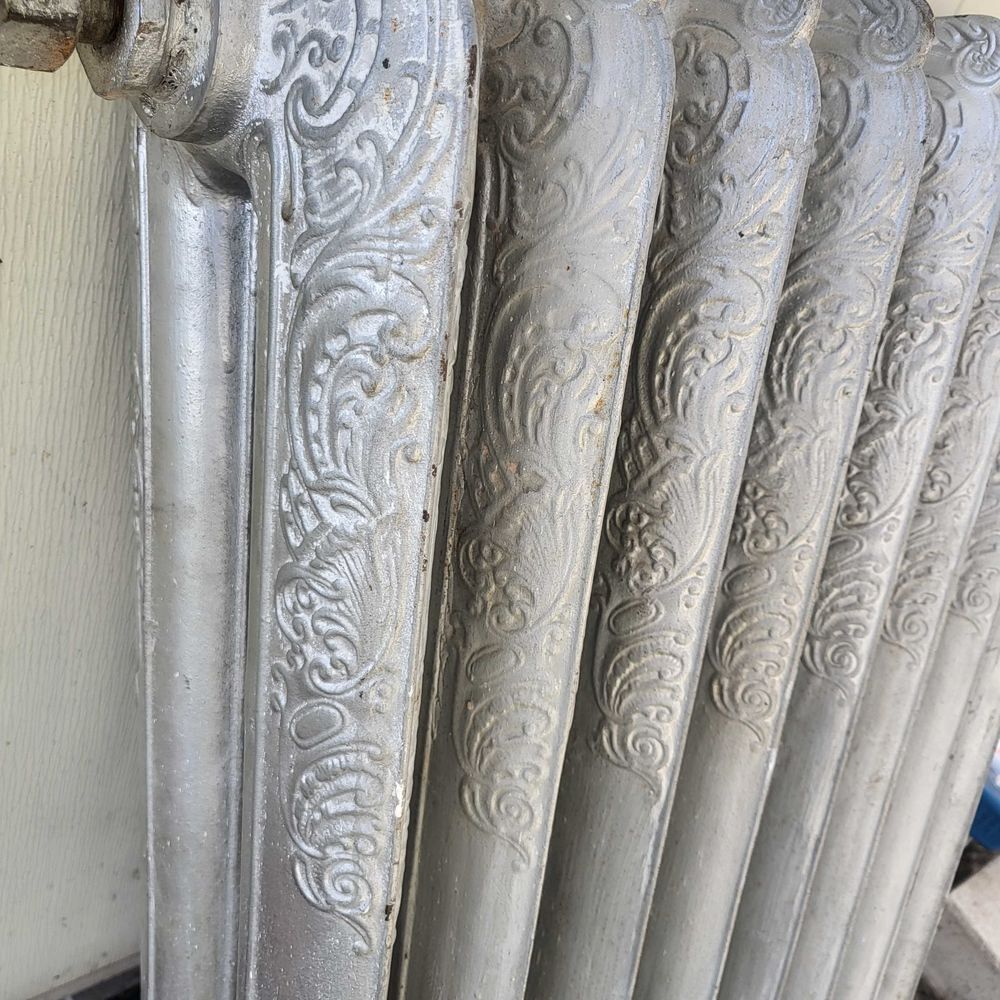 radiateur fonte ancien fleurie Bricolage