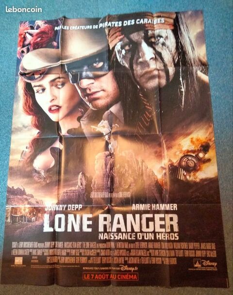 Affiche de cin�ma original  LONE RANGER  120x160 cm 14 Curtafond (01)