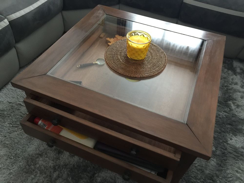 table basse en bois massif Meubles