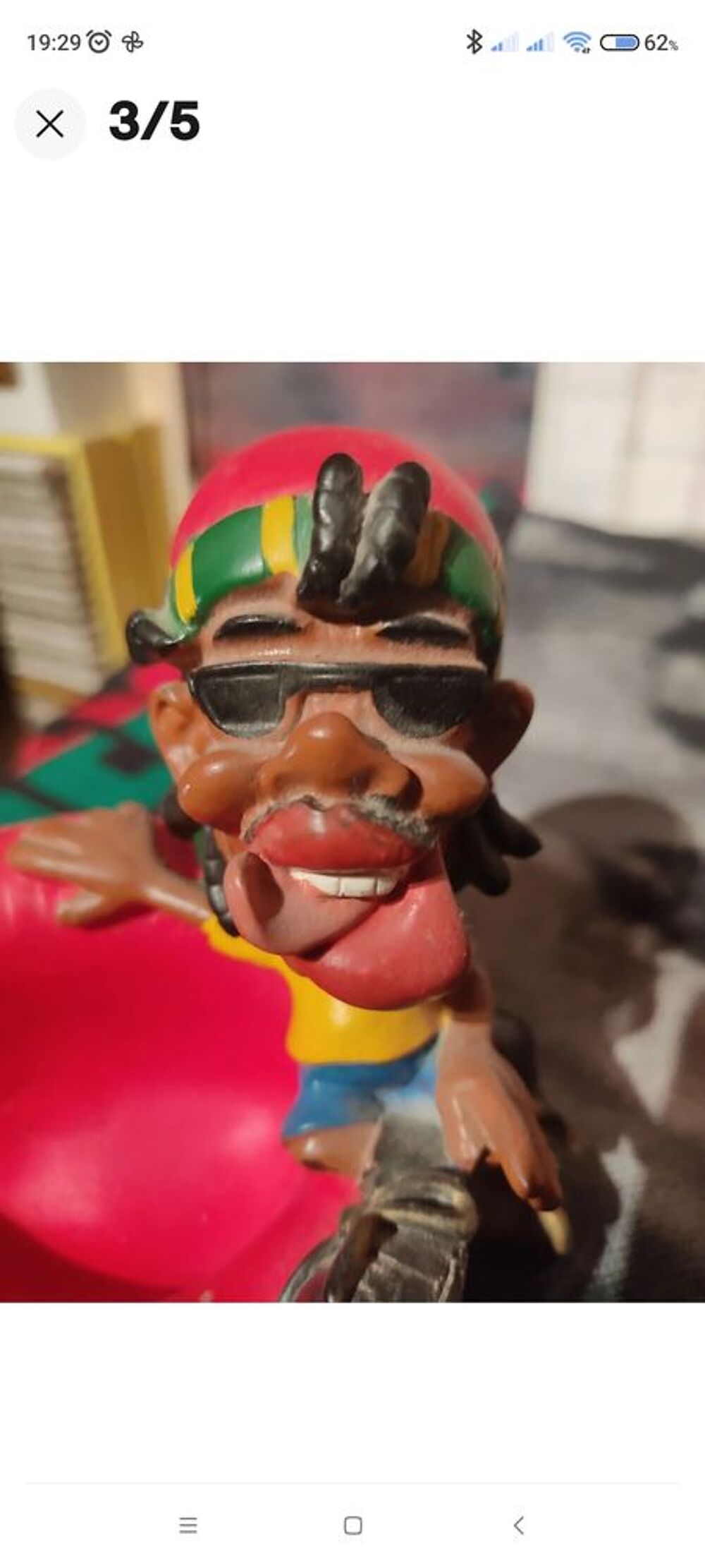 Cendrier Fantaisie Rasta. Décoration