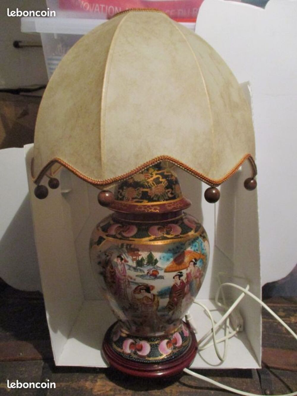 Belle Lampe chinoise,statuette japonaise &amp; tableau asiatique Meubles