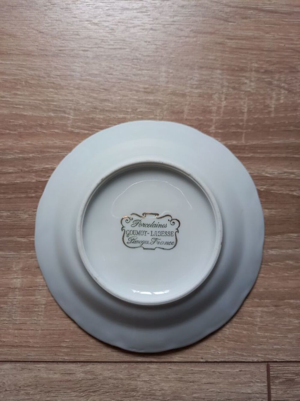 Coupelle blague fonctionnaire en porcelaine de Limoges Décoration