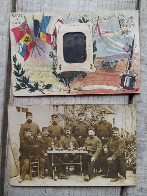 CPA Ferrotype 7ème Génie Angers Villeneuve les Avignon 1915 0 Loches (37)