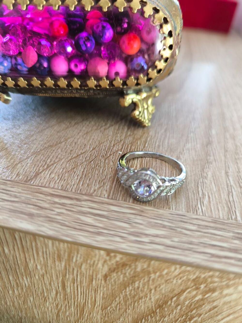 Solitaire art d&eacute;co cristaux Russe Bijoux et montres