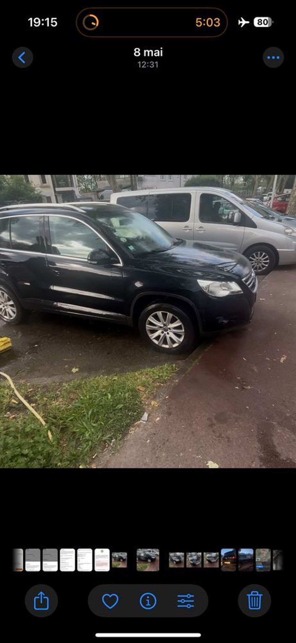 Tiguan 2.0 TDI 140 FAP BlueMotion Technology Carat 2011 occasion 78000 Versailles