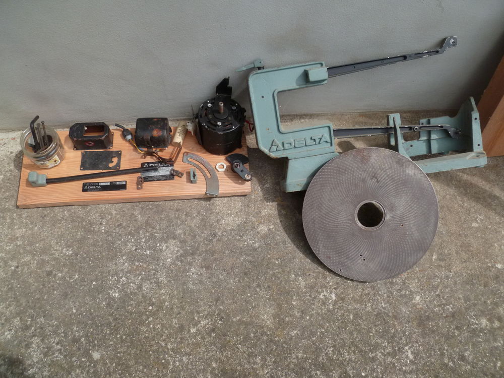 Pi&egrave;ces d&eacute;tach&eacute;es pour scie Delta &agrave; chantourner Bricolage