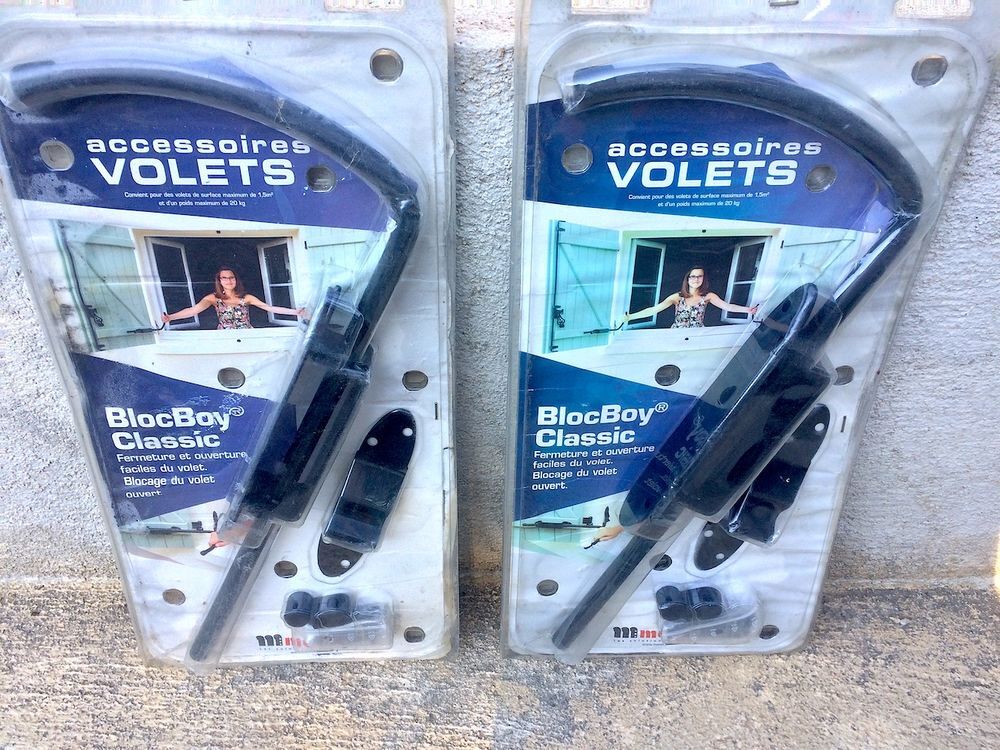 Volet...2 Syst&egrave;mes de blocage et de manoeuvre, neufs...(exem Bricolage