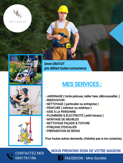 MNE multiservice homme toute main 0 62220 Carvin