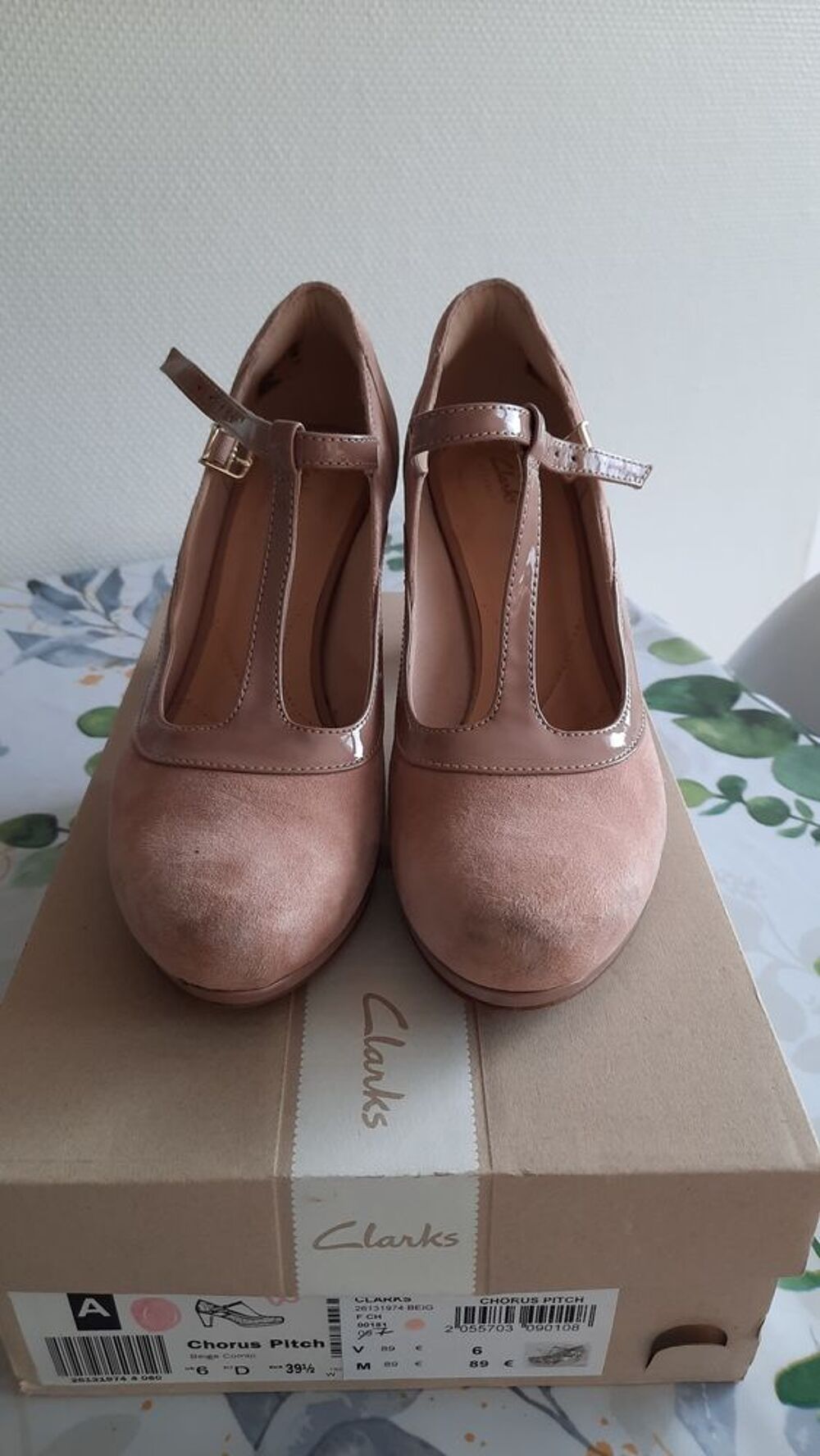 Chaussures &agrave; talons CLARKS cuir Chaussures