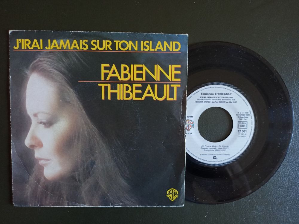 Lot 4 Disques vinyles 45T, vari&eacute;t&eacute; fran&ccedil;aise 1960 &agrave; 90 CD et vinyles
