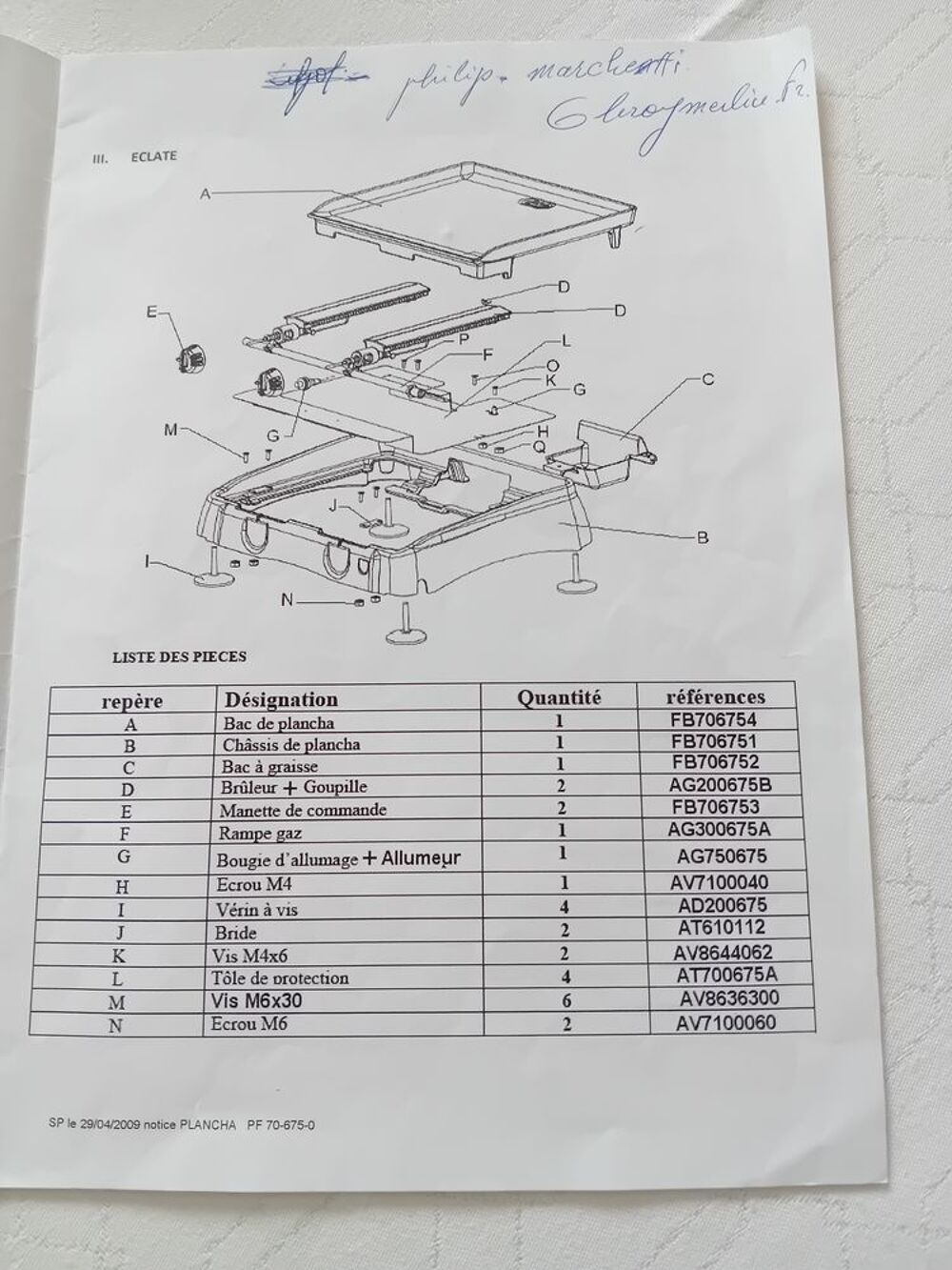 Plancha pour ext&eacute;rieur Jardin
