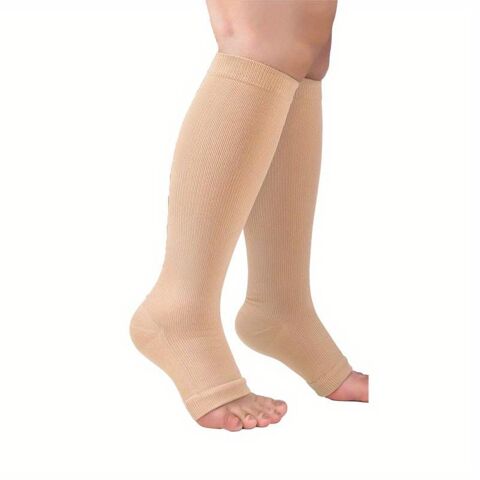 Paire De Chaussettes De Compression  Bout Ouvert 6 Versailles (78)