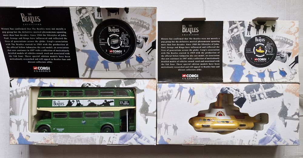THE BEATLES COLLECTION Bus a imp&eacute;riale &amp; Yellow Submarine Jeux / jouets