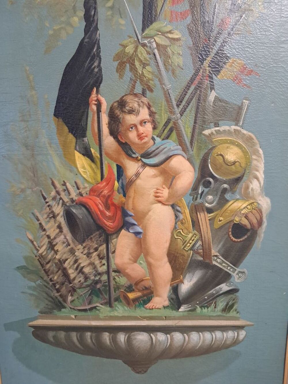 Tableau ancien XIX&egrave;me Dcoration