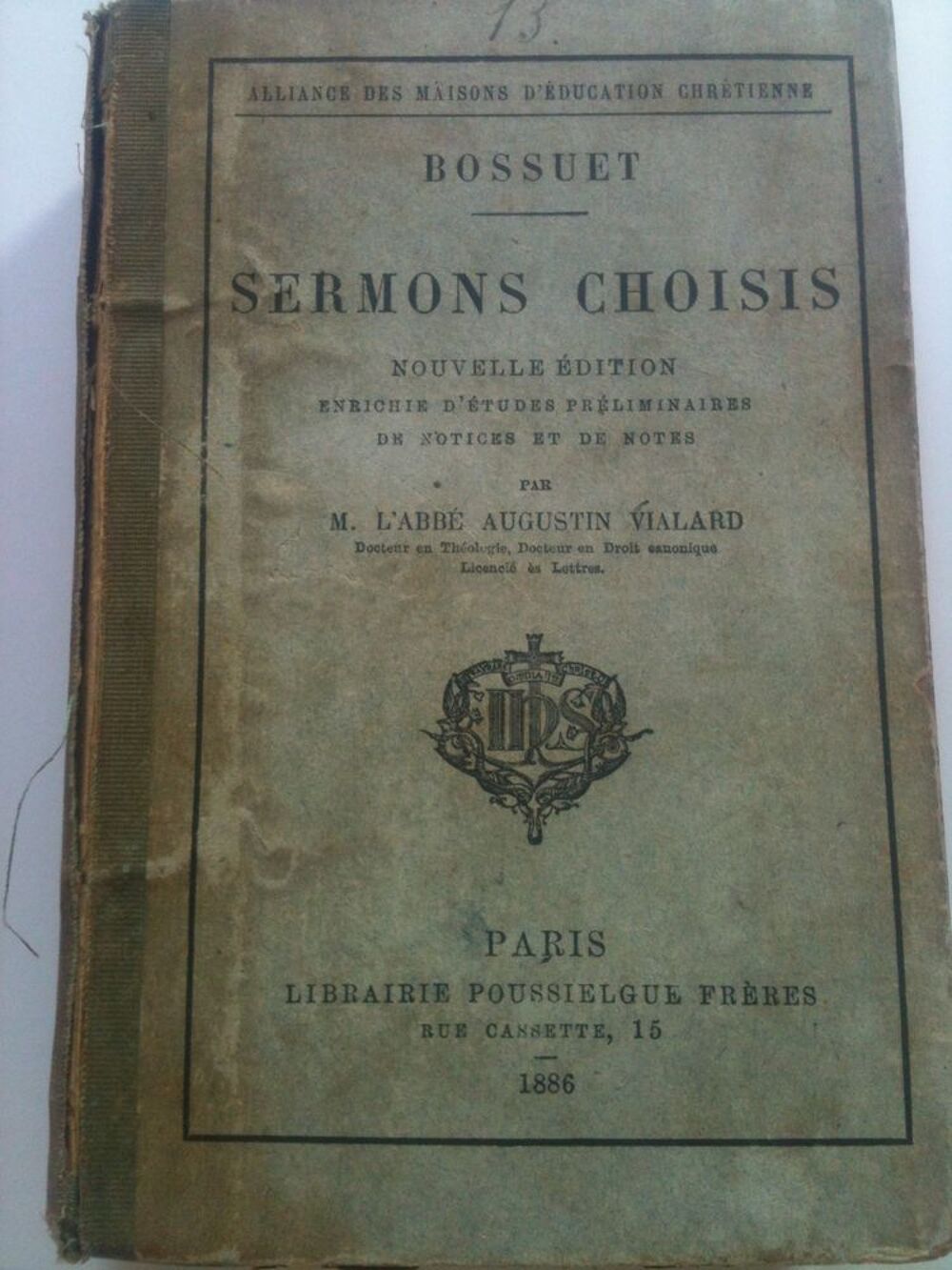 BOSSUET, Sermons choisis Livres et BD