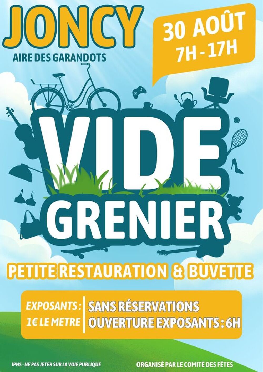 Vide grenier JONCY Vide grenier, marché aux puces, braderie