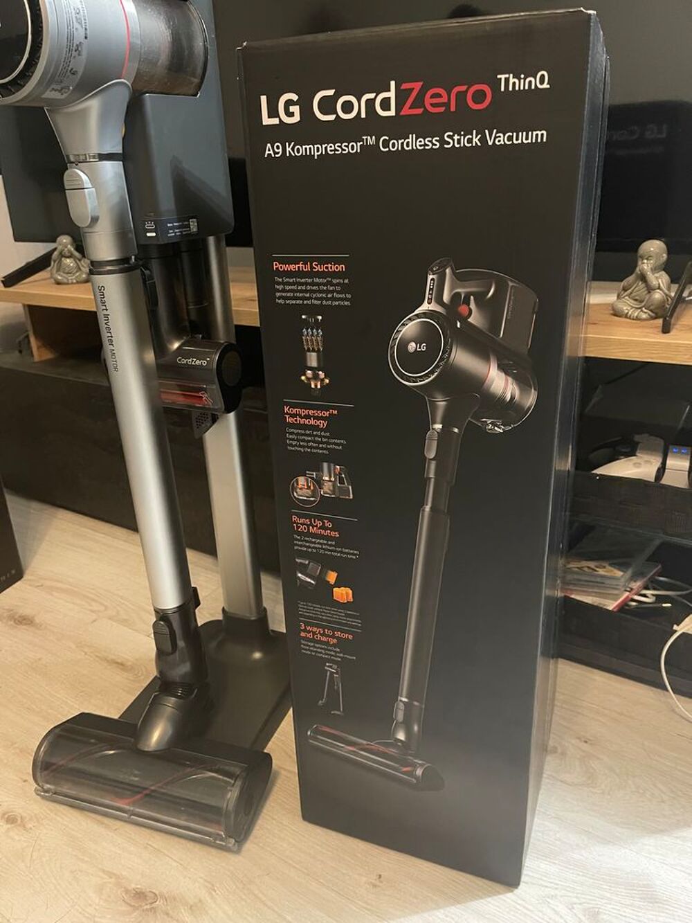 Aspirateur balai CordZero? A9 Kompressor Electroménager