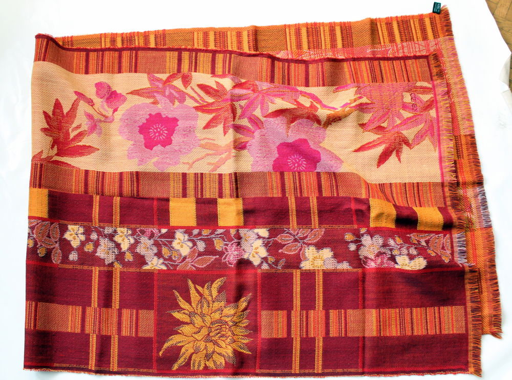 Echarpe orange &amp; rose KENZO Vêtements