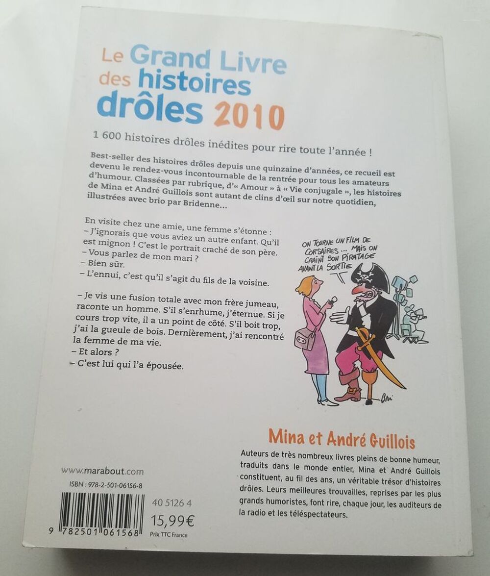 "Le grand livre des histoires dr&ocirc;les Edition 2010" broch&eacute; Livres et BD