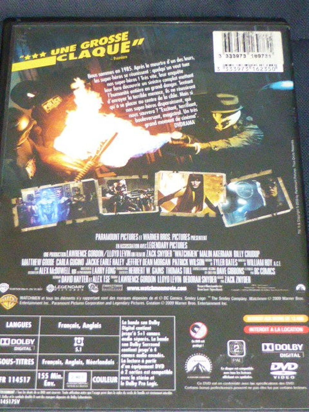 Watchmen Les Gardiens DVD et blu-ray