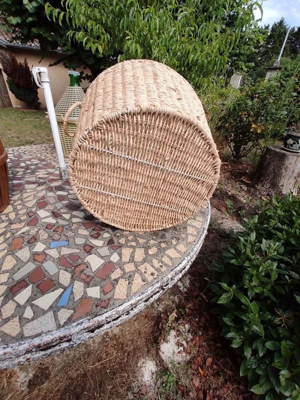 Panier osier souple Décoration