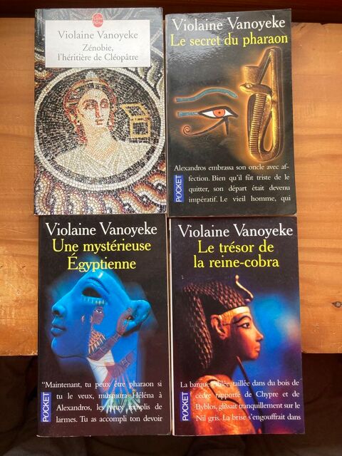 4 livres de Violaine VANOYEKE 8 Les Églisottes-et-Chalaures (33)