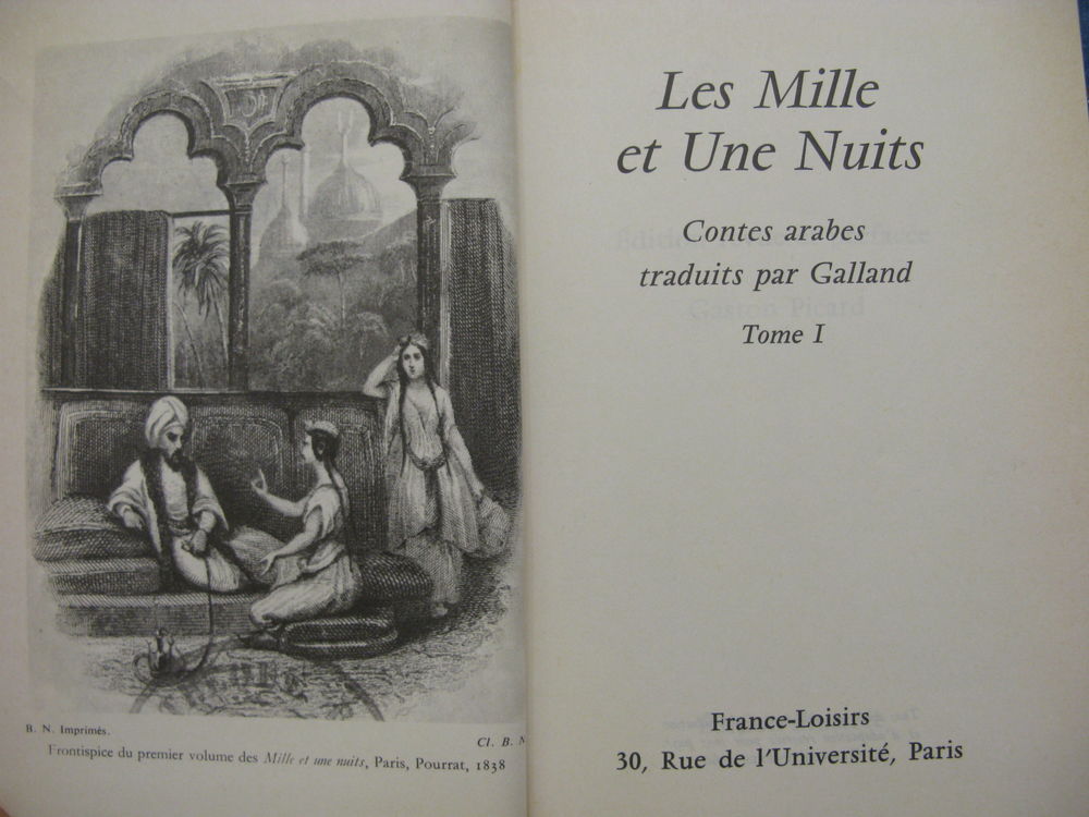 2 tomes les mille et une nuits Livres et BD