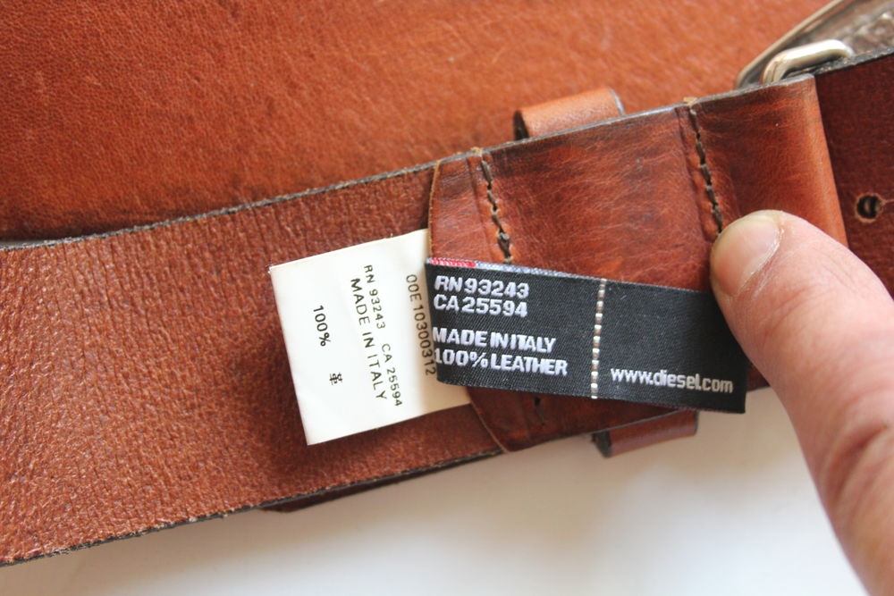 Ceinture cuir Superstar DIESEL Maroquinerie